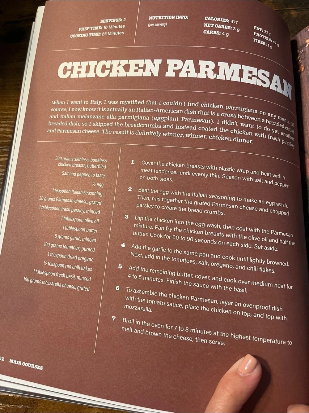 Keto Life Cookbook by - Red Cover